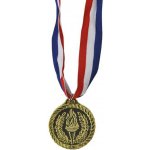 Medaile zlatá plastová 5 cm – Hledejceny.cz