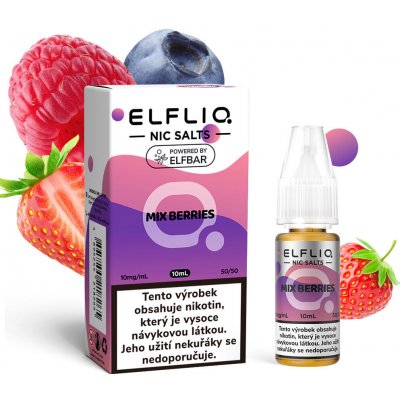 Elf Bar Elfliq Salt Mixed Berries 10 ml 10 mg – Zboží Dáma