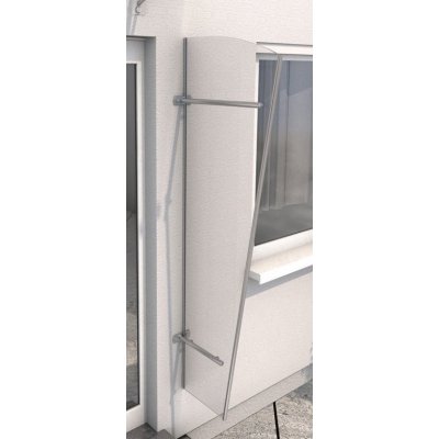 Gutta Boční stěna PT/L 167 x 62 cm, stříbrná – Zboží Mobilmania