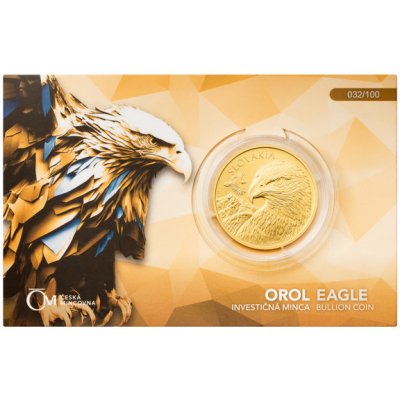 Česká mincovna Zlatá 1oz mince Orel 2025 stand číslovaný 31,1 g – Zboží Dáma