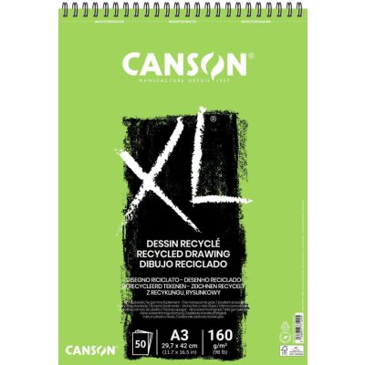 Canson Skicák XL Recyclé 160 g/m2 50 archů A4 – Zboží Mobilmania
