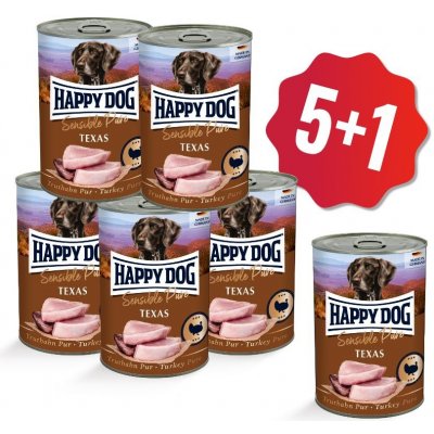 Happy Dog Sensible Pure Texas 6 x 400 g – Zboží Mobilmania