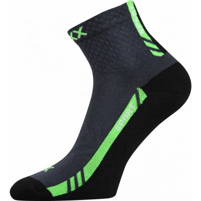 VOXX ponožky sportovní Pius tmavě šedé-černé – Zboží Mobilmania