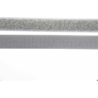 Pro Háčkování Suchý zip, 20 mm, komplet světle šedý – Hledejceny.cz