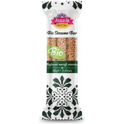 Jannis tyčinka BIO sezam 40 g – Zboží Dáma