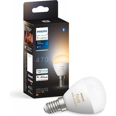 Philips HUE WA LED Luster žárovka E14 5,1W 470lm K IP20, stmívatelné HUE – Hledejceny.cz