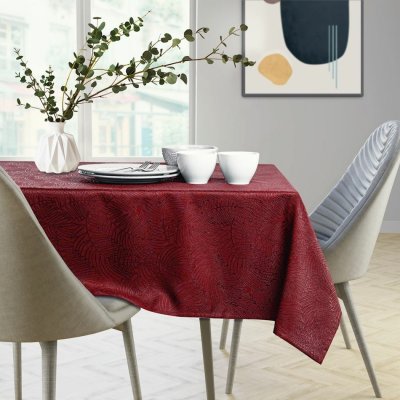 AmeliaHome ubrus Gaia claret 110x110cm – Zboží Mobilmania