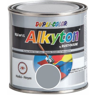 Alkyton RAL 7001 polomatný 0,25 l světle šedá – Zboží Mobilmania