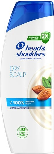 Head & Shoulders Dry Scalp Šampon proti Lupům 400 ml Každoden. Použití. Všechny Typy Vlasů