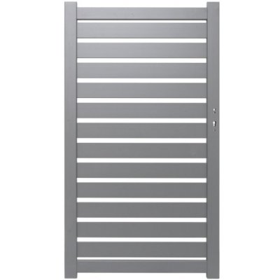 Plotová vstupní hliníková branka - štěrbinová do zdiva 100 x 180 cm – Hledejceny.cz