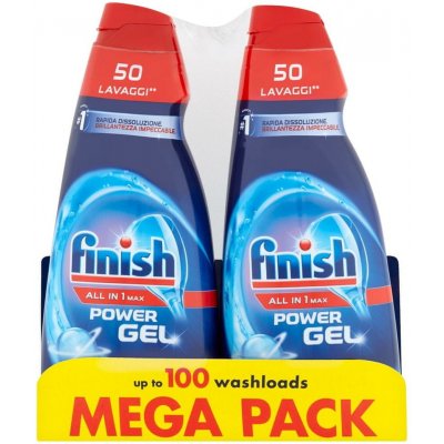 Finish All in 1 Max Shine & Protect gel do myčky nádobí 2 × 1 l – Sleviste.cz