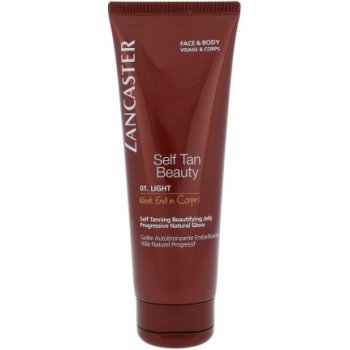 Lancaster Self Tan Beauty samoopalovací gel na tělo a obličej odstín 01 Light (Week End In Capri) 125 ml