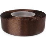 Saténová stuha tmavě hnědá 8135 25 mm 30 m – Hledejceny.cz