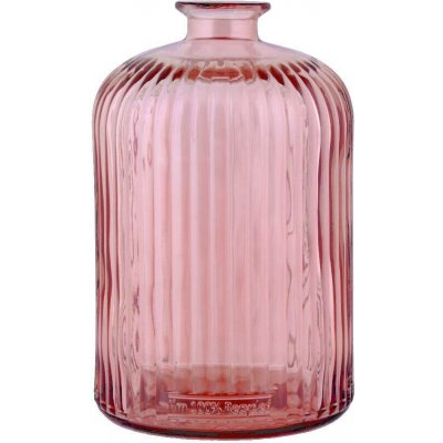 Láhev|váza, pr.15x23cm|2,8L, růžová|Vidrios San Miguel|Recycled Glass – Hledejceny.cz