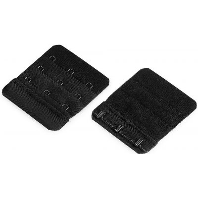 Pro Háčkování Prodloužení podprsenky 50 mm třířadé černé – Zboží Dáma