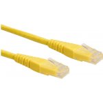Roline 21.15.3924 RJ45, CAT 6A, U/UTP, 1,5m, žlutá – Zboží Živě