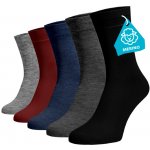 Zvýhodněný set 5 párů MERINO vysokých ponožek mix barev Vlna – Zboží Mobilmania