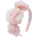 Abel & Lula dívčí čelenka s květy růžová – Zboží Dáma