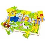 Viga puzzle 24 dílků zoo – Sleviste.cz