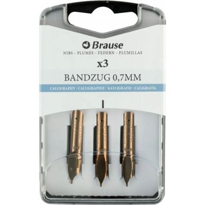 Brause 318007B Kaligrafický hrot 0,7 mm 3 ks – Zboží Dáma