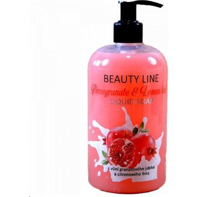 Beauty line tekuté mýdlo s dávkovačem Pomegranate Lemon leaf 500 ml – Zbozi.Blesk.cz