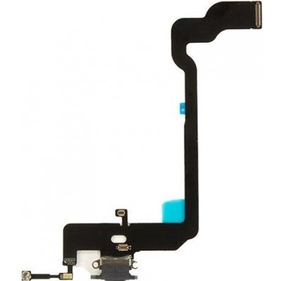 Apple iPhone XS Flex Kabel vč. Dobíjecího Konektoru Black, 2452217 – Zboží Živě