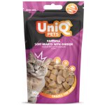 Uniq pets kuřecí masové srdíčka proti bezoárům 50 g – Zbozi.Blesk.cz