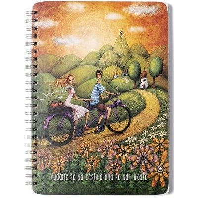 Zápisník VYDÁME SE NA CESTU, A5 – Zboží Dáma