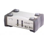 Aten CS-1732 KVM přepínač 2-port KVMP USB+PS/2, usb hub, audio, 1.2m kabely – Zboží Živě