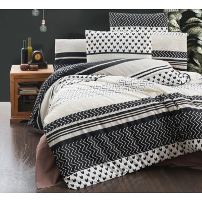 Brotex povlečení bavlna Amazing grey zipový uzávěr 200x220 70x90 – Hledejceny.cz