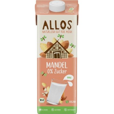 Allos Ovesný nápoj neslazený bio 1 l – Zboží Dáma