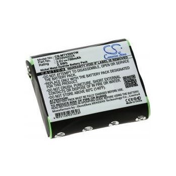 Powery Motorola PMNN4477 700mAh NiMH 3,6V - neoriginální