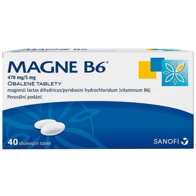 MAGNE B6 POR 470MG/5MG TBL OBD 40