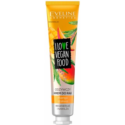 Eveline Cosmetics I Love Vegan Food Mango & Šalvěj výživný krém na ruce 50 ml