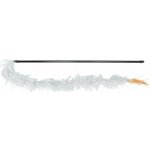 Trixie Udička s plyšovým zeleným ocasem a peřím 48 cm – Zboží Dáma