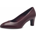 Tamaris Dámské kožené lodičky 1 22420/42 barvy merlot bordó – Zboží Dáma