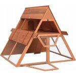 vidaXL Králíkárna masivní jedlové dřevo 152 x 127 x 109,5 cm – Hledejceny.cz