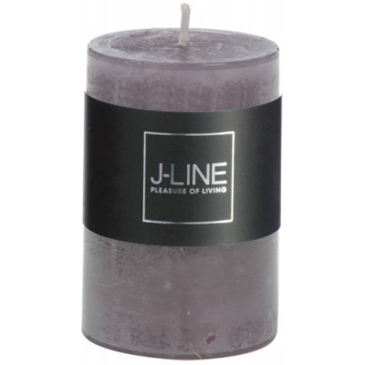 Šedá svíčka Granite válec S - Ø 5*7,5 cm/18h - J-Line by Jolipa – Hledejceny.cz