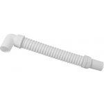 Polysan odpadní flexi-zkracovatelné dopojení, L-100 cm, koleno 40/40 mm 71725 – Sleviste.cz