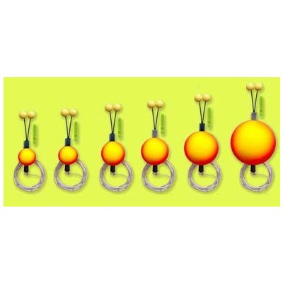 Bubeník Čihátko se šňůrkou 26 žluto-oranžová 30 mm – Zboží Dáma