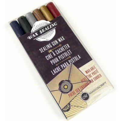 Manuscript pečetní vosk do pistole sada 6 ks – Zboží Mobilmania