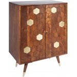 Interior DE Barová skříňka Mystic Gold 75 cm – Zboží Mobilmania