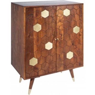 Interior DE Barová skříňka Mystic Gold 75 cm – Zboží Mobilmania