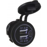 34563 2x USB nabíječka voděodolná do panelu, bílá | Zboží Auto