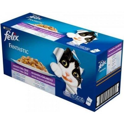 Felix Fantastic mixovaný výběr v želé 44 x 85 g – Zboží Mobilmania