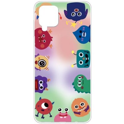 Pouzdro Painted Pattern Příšerky – Samsung Galaxy A12 / M12 – Zbozi.Blesk.cz