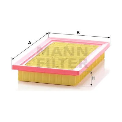 MANN FILTER Vzduchový filtr C 2568/1 – Hledejceny.cz