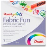 Pentel PTS Voskovky na textil 7 barev – Zbozi.Blesk.cz