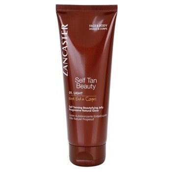 Lancaster Self Tan Beauty samoopalovací gel na tělo a obličej odstín 01 Light (Week End In Capri) 125 ml