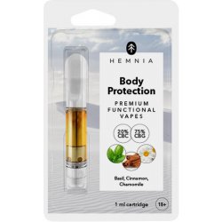 Hemnia Cartridge Body Protection 20 % CBC 75 % CBG bazalka skořice heřmánek 1 ml